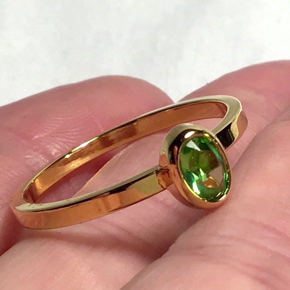 🌺NEW! Gold & Gemstone Stacking Rings - Picture 6 of 11